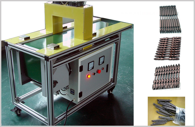 Equipment for magnetizing screwdrivers